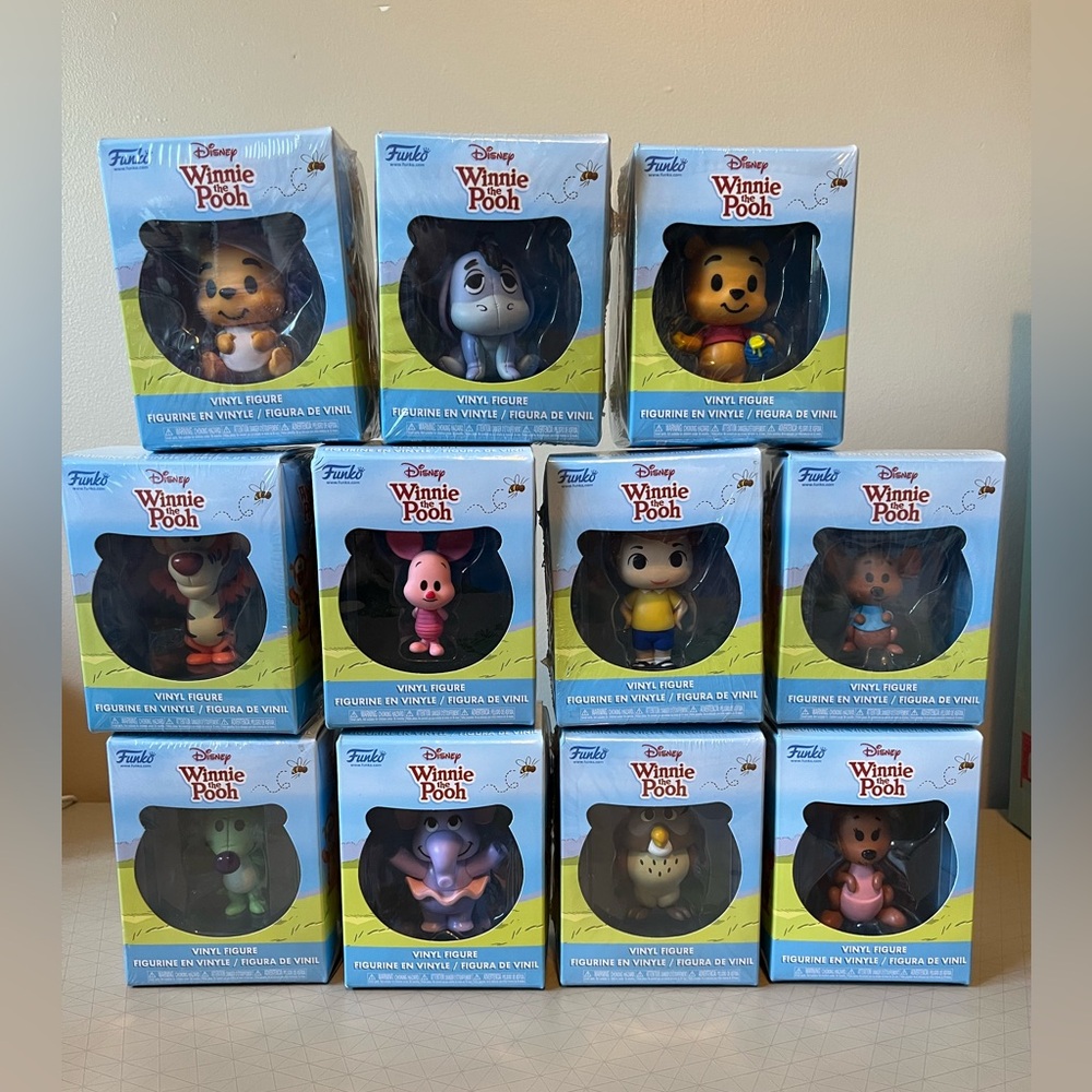 Disney Winnie the Pooh Funko Pop Vinyl Figures Set